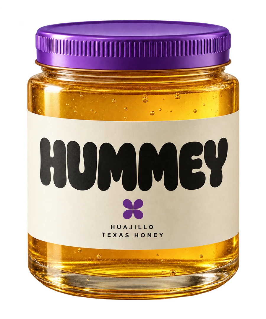 HUMMEY Huajillo honey with purple lid
